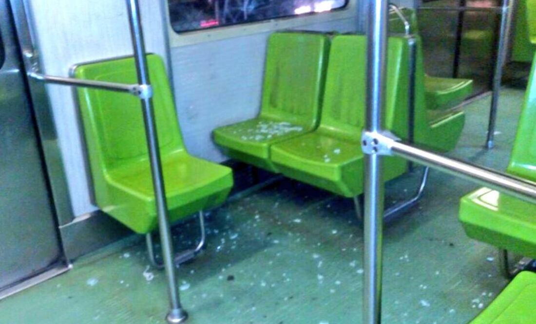 Pasajeros reportan que lanzaron balines a vagón del Metro