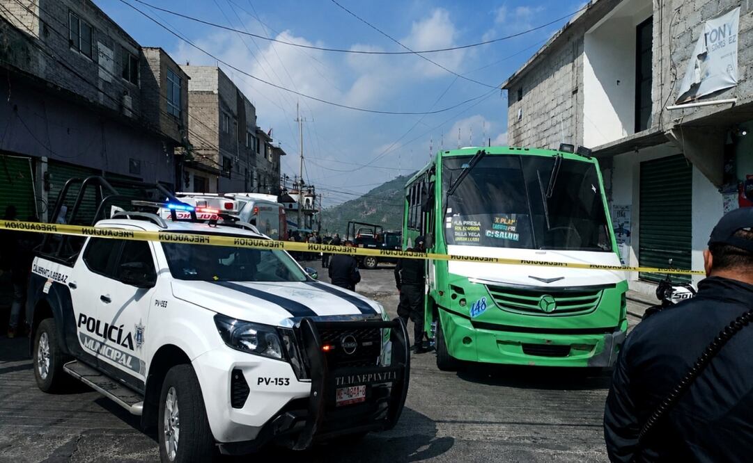 Asesinan a operador y checador de transporte público en Tlalnepantla. Foto: Especial