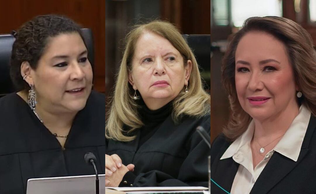 Ministras Lenia Batres Guadarrama; Loretta Ortíz Ahlf y Yasmín Esquivel Mossa. Foto: Archivo EL UNIVERSAL