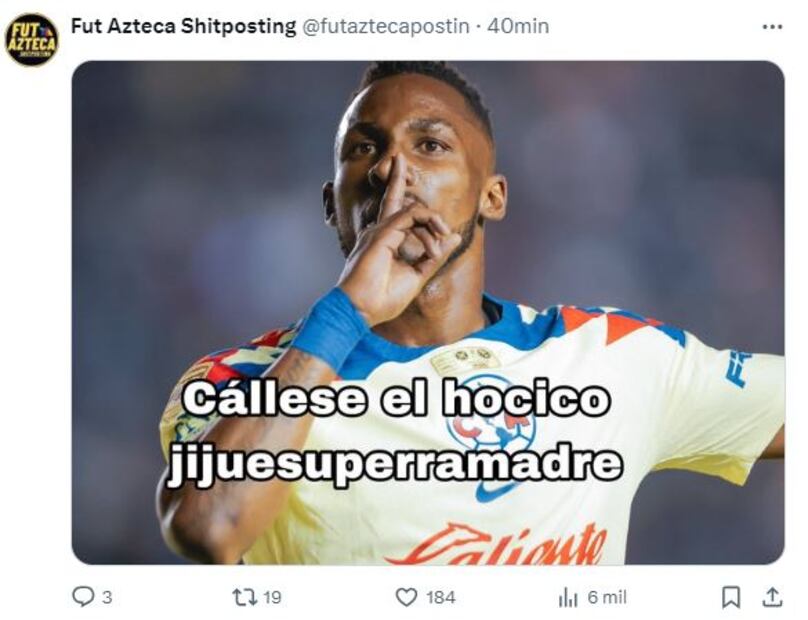 La respuesta en redes sociales, tras la FInal de Ida entre América y Cruz Azul - Foto: Especial