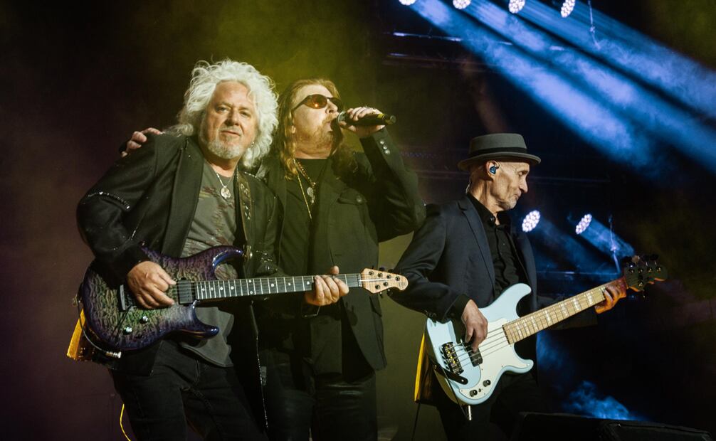 Toto tocando sus clásicos en el festival Corona Capital. Foto: Yaretzy M. Osnaya / EL UNIVERSAL