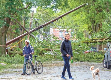 Dorian inunda las costas de Canadá