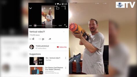 YouTube reproducirá videos verticales en pantalla completa