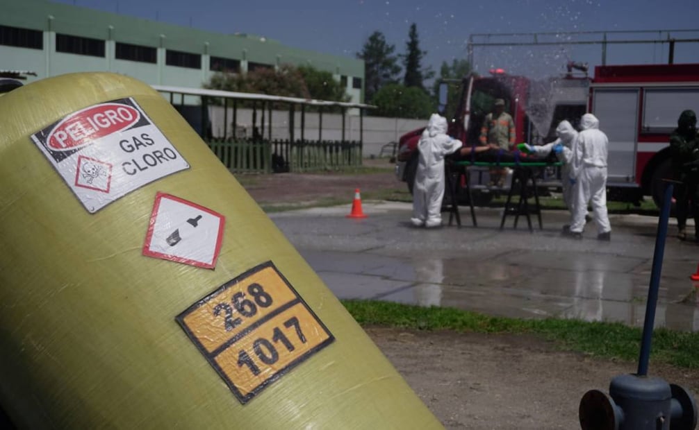 Equipo de apoyo en labores de rescate. Foto: Especial