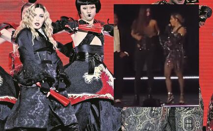 Madonna exhibe seno de fan en el escenario 