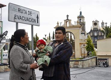 Lanza PC plataforma digital con rutas de evacuación del “Popo”