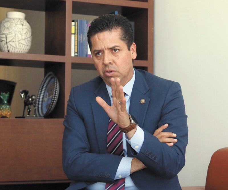 Antonio García Conejo, presidente de la Comisión de Turismo en el Senado. Foto: CARLOS MEJÍA. EL UNIVERSAL