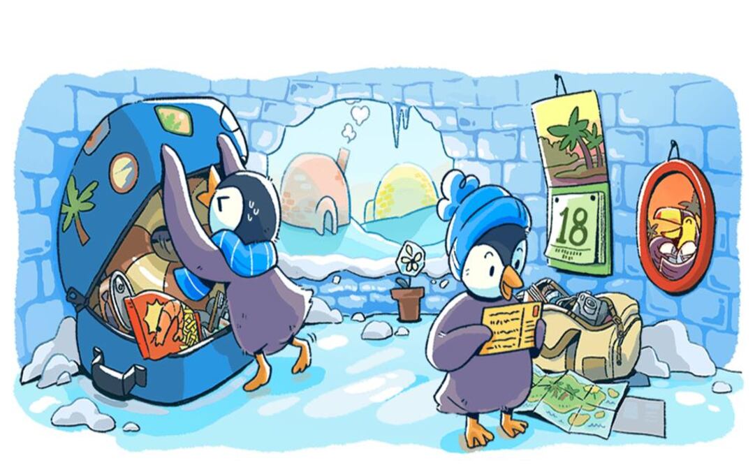 Google comienza los festejos navideños con un doodle