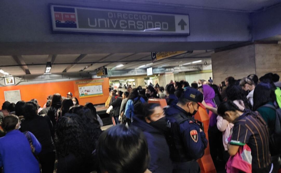 Reportan retraso de trenes en Línea 3 del Metro