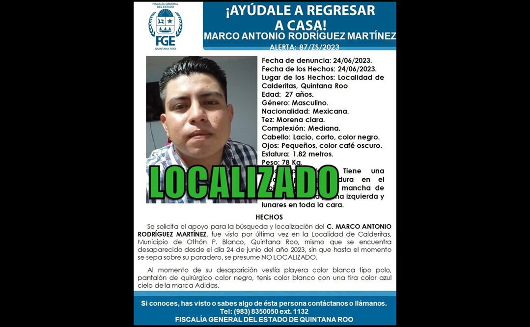 Foto: Fiscalía General del Estado de Quintana Roo