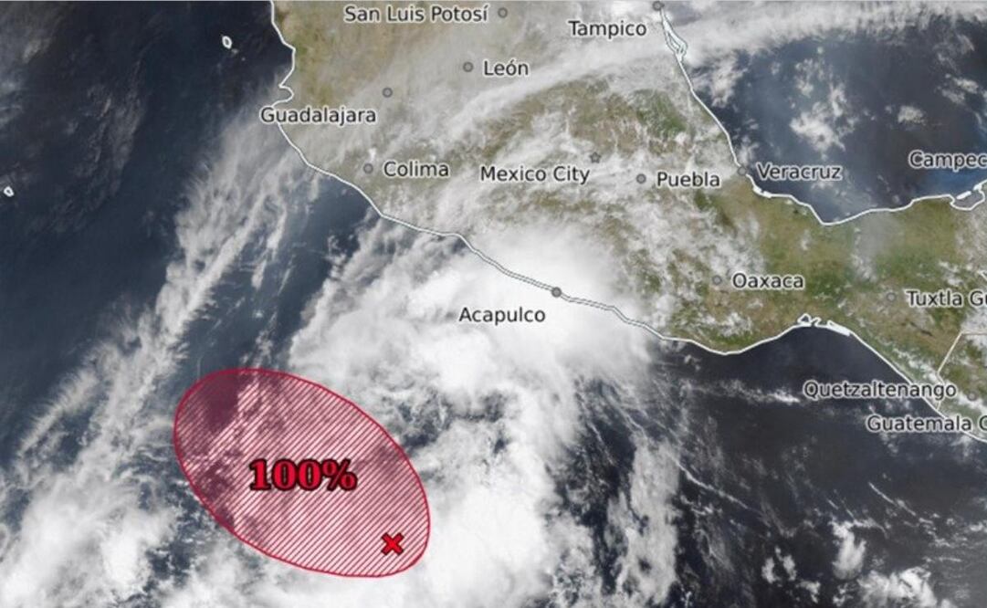 Conagua anuncia posible formación de tormenta tropical Alvin. Foto: Conagua Clima