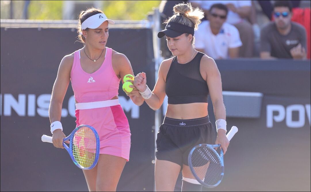 Renata Zarazúa se despide del Mérida Open AKRON 2025; perdió en dobles junto a María Lourdes Carle - Foto: Cortesía