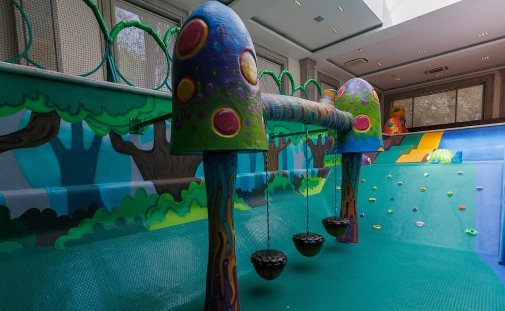 La Alberca Encantada cuenta con juegos seguros para las niñas y niños. Foto: Secretaría de Cultura