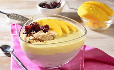 #RECETA bowl de yogurt tricolor