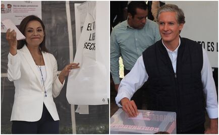 Del Mazo pierde en casilla donde votó; Josefina gana en su casilla