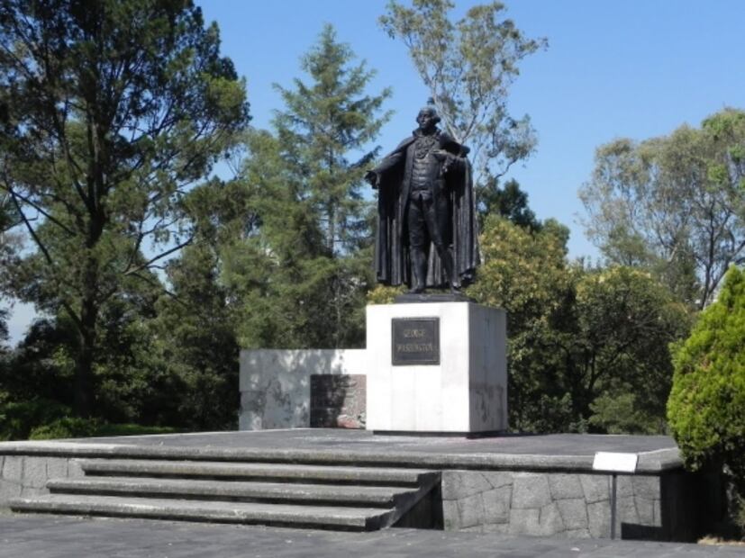 Washington en la capital, símbolo de amistad