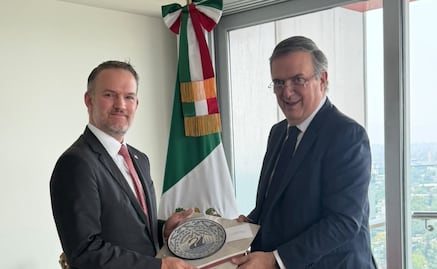 Nuevo arancel sustituye al actual y "no hay cambios", afirma Ebrard; México y EU concluyen tercera ronda del T-MEC