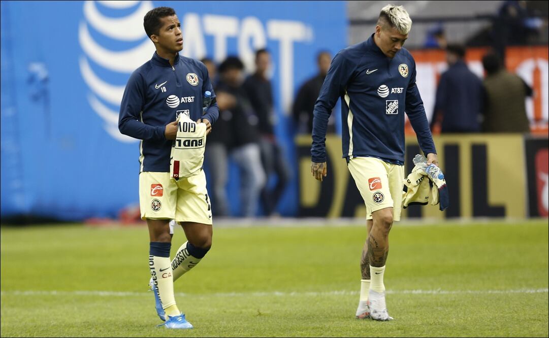 Giovani dos Santos y Nicolás Castillo. Foto: Imago 7 