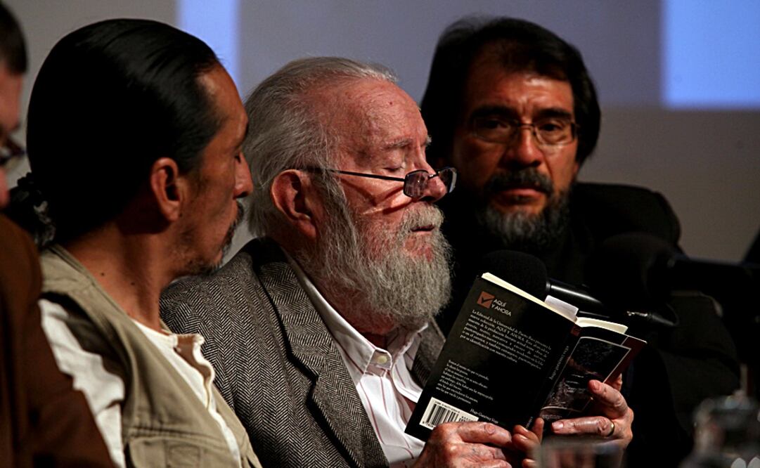 Gutiérrez Vega durante un homenaje que recibió el año pasado en Bellas Artes./Archivo - EL UNIVERSAL