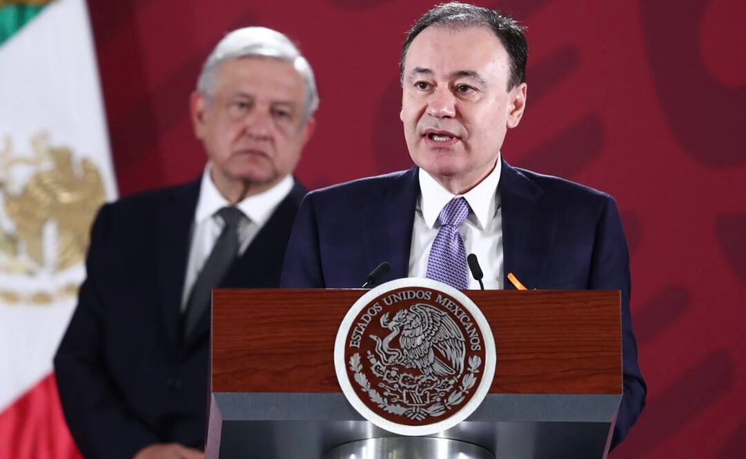 El secretario de Seguridad y Protección Ciudadana (SSPC), Alfonso Durazo Montaño (Foto: Diego Simón Sánchez / EL UNIVERSAL)