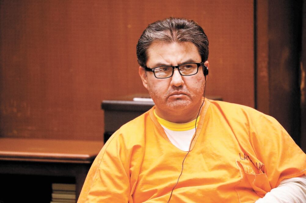 Naasón Joaquín García, líder de la iglesia La Luz del Mundo, ayer durante una audiencia del juicio en su contra en la Corte de Los Ángeles. Foto: AL SEIB. AP