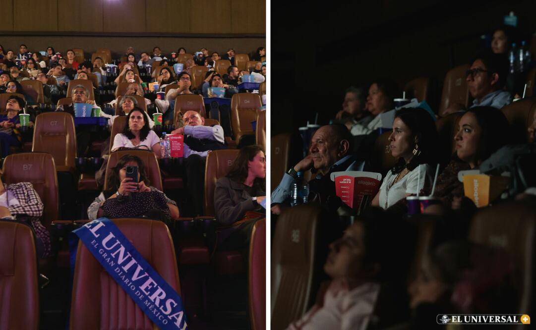 La noche del miércoles 15 de enero se llevó a cabo el preestreno de la película “Emilia Pérez” dentro de las instalaciones de Cinépolis Plaza Carso.  |  Foto: Carlos Odín/EL UNIVERSAL.