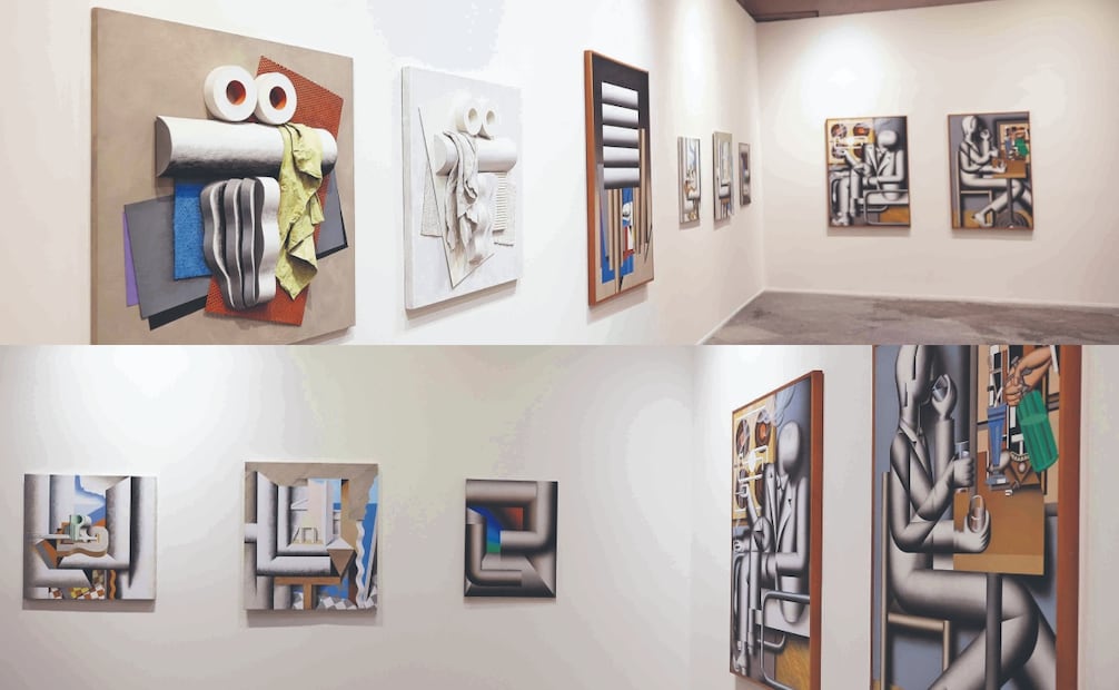 La obra visual de Teodoro González de León evidencia una clara influencia de artistas como Picasso, Juan Gris, Fernand Léger y Le Corbusier. Foto: Diego Simón Sánchez/ EL UNIVERSAL