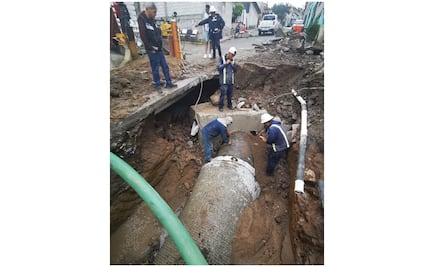 Fuga de agua en Edomex afecta a 6 municipios