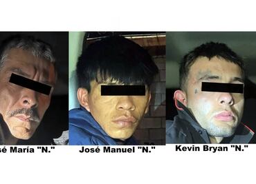 Detienen a 3 sujetos que balearon a mamá y a su hija de 3 años en Guaymas, Sonora