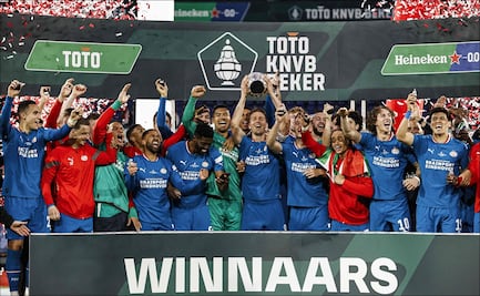 El PSV de Érick Gutiérrez se proclama bicampeón de la Copa de los Países Bajos