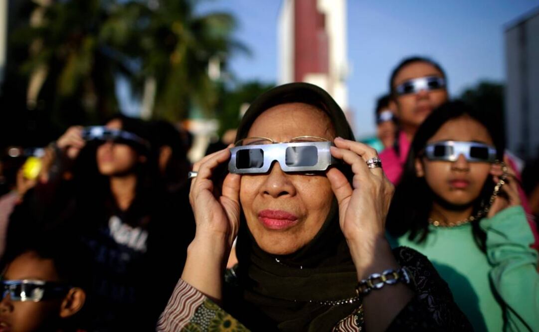 En principio éste era un eclipse "complicado" y "de interés reducido" debido a la inestabilidad atmosférica habitual. Foto: EFE