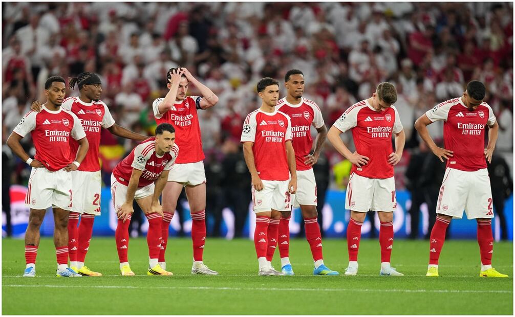 Arsenal derrotado en la Champions League Foto: AP
