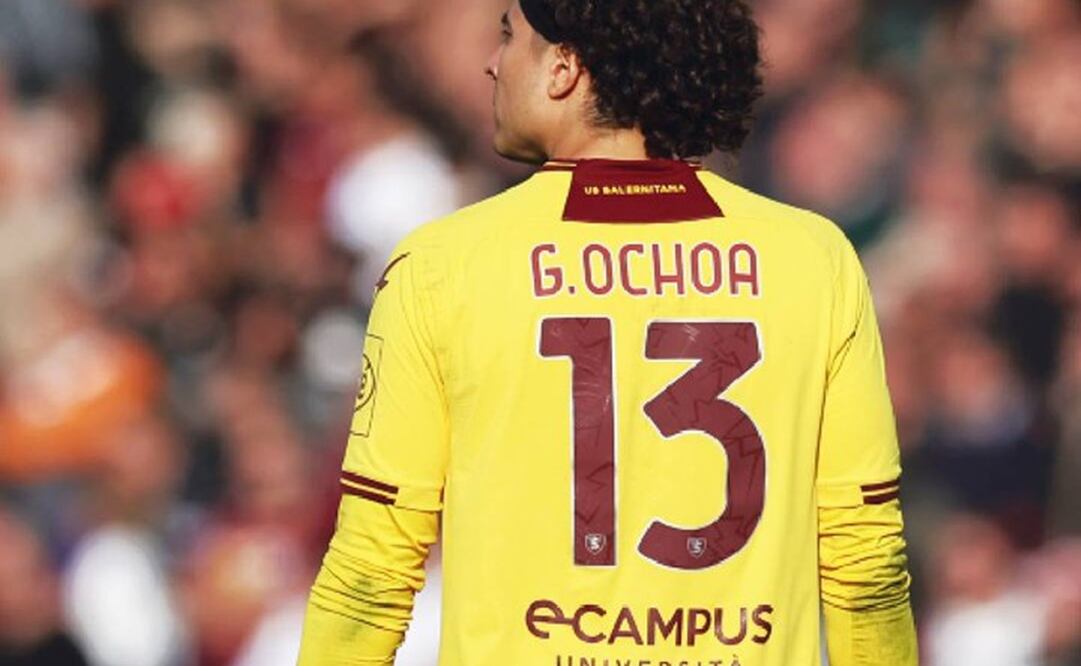 Ochoa con el Salernitana / Foto: Serie A