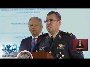 AMLO nombra al general Luis Rodríguez Bucio como comandante de la Guardia Nacional