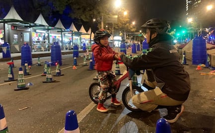 Arranca último Paseo Nocturno en Bicicleta de 2019 en Reforma
