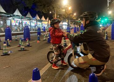 Arranca último Paseo Nocturno en Bicicleta de 2019 en Reforma