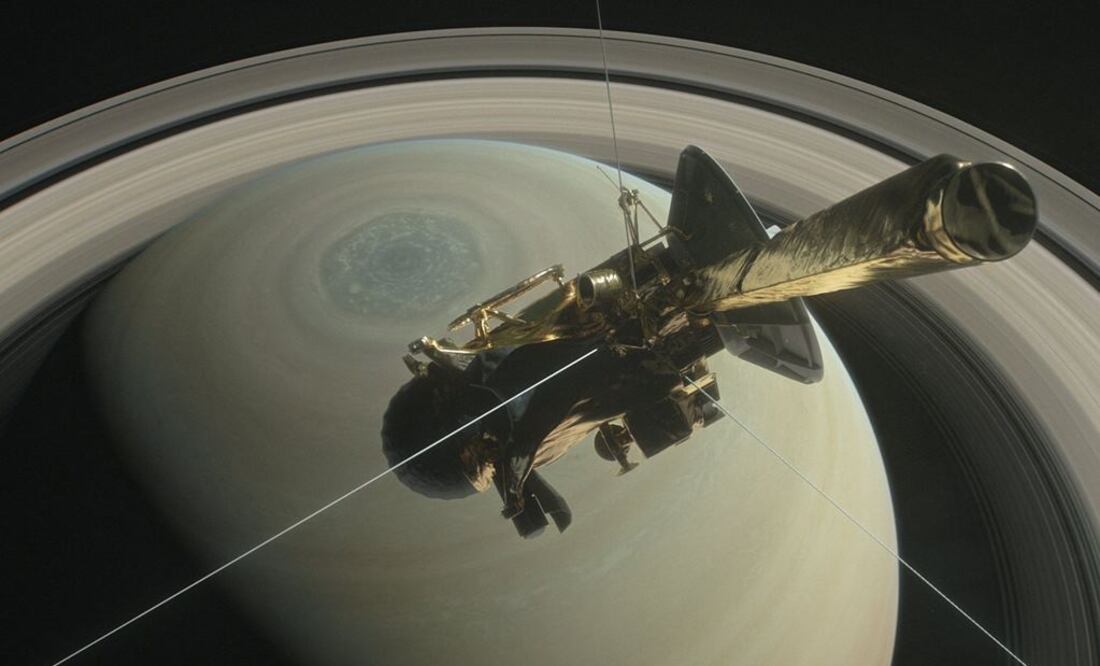 La sonda Cassini de la NASA se sumerge en los anillos de Saturno