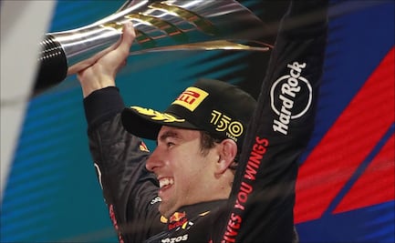 Checo Pérez triunfó en el GP de Singapur, donde sólo habían ganado campeones del mundo