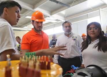 Nuevo León equipa planteles de CECyTe en el municipio de García