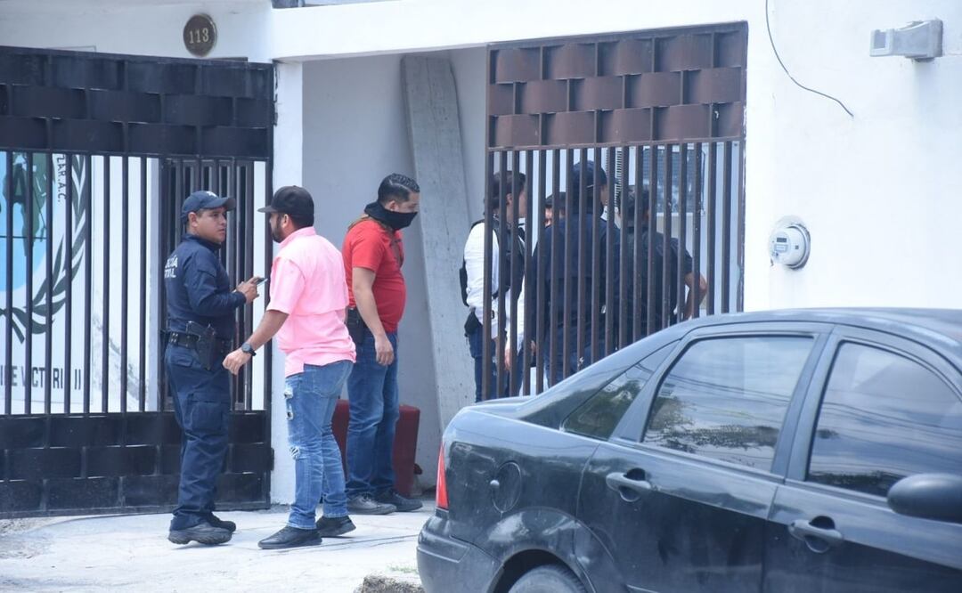 El cuerpo fue trasladado al Servicio Médico Forense, donde se realizará la necropsia de ley. Foto: Cortesía FM Noticias