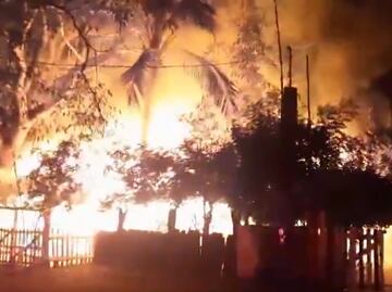 Se registran dos incendios en Sinaloa, entre ellos el famoso restaurante “La Chuparrosa Enamorada” en Culiacán