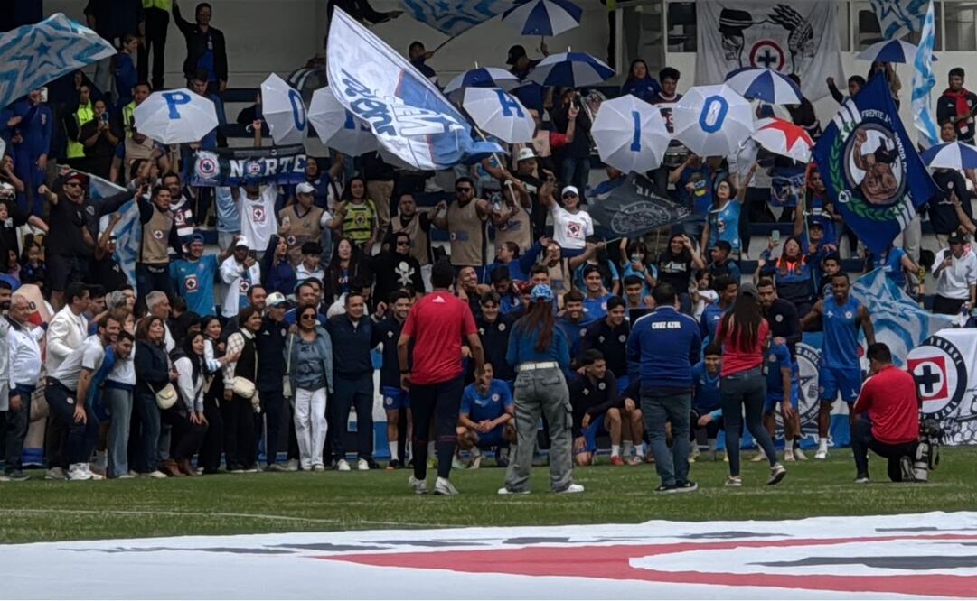 La Sangre Azul acudió a La Noria a la última práctica previo al duelo contra León | FOTO: Edgar Enríquez/EL UNIVERSAL
