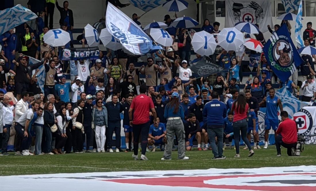 La Sangre Azul acudió a La Noria a la última práctica previo al duelo contra León | FOTO: Edgar Enríquez/EL UNIVERSAL