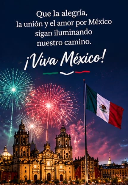 Las mejores imágenes para compartir por WhatsApp este 15 de septiembre. Foto Creada con IA