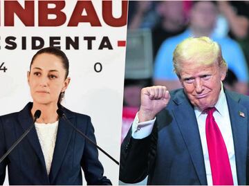 Discrepan Claudia y Trump sobre seguridad de México