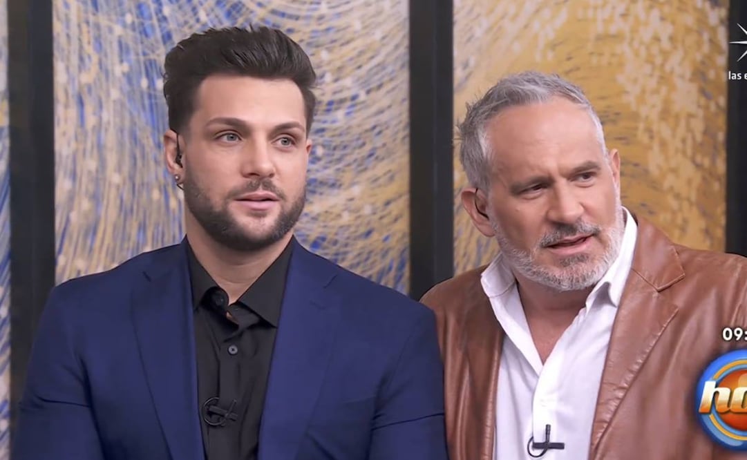 Nicola Porcella se suma como conductor de "Hoy". Arath de la Torre le da la noticia en medio de la sorpresa del peruano.