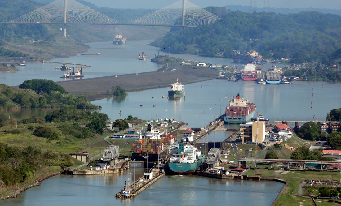 Panamá elimina tarifas para buques estadounidenses que transiten por el Canal. (05/02/25) Foto: AP