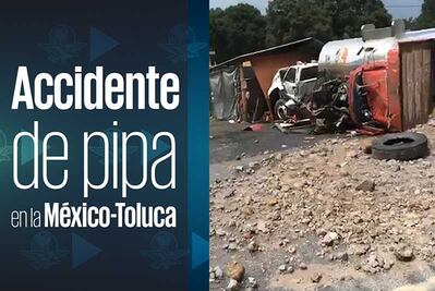 Deja un muerto aparatoso accidente en la México-Toluca