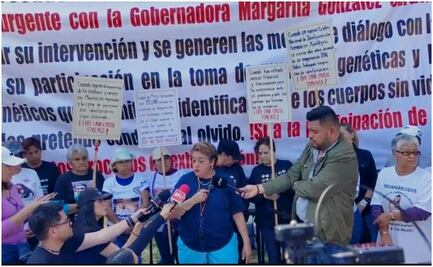 Colectivos impiden exhumación en panteón de Morelos; exigen presencia de autoridades federales