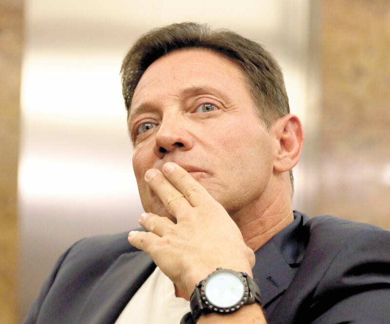 Jordan Belfort, conferencista y escritor de libros. Foto/CARLOS MEJÍA. EL UNIVERSAL